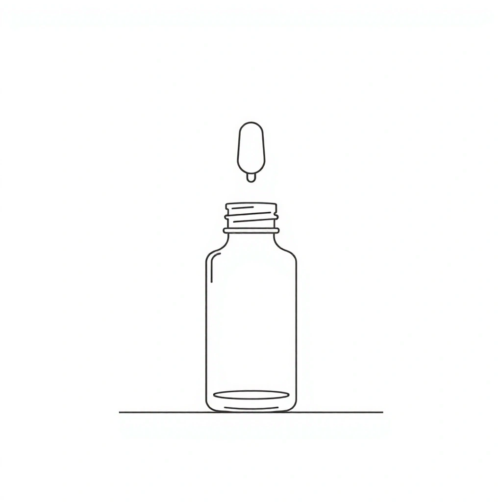 Schéma du flacon DermaLuxe